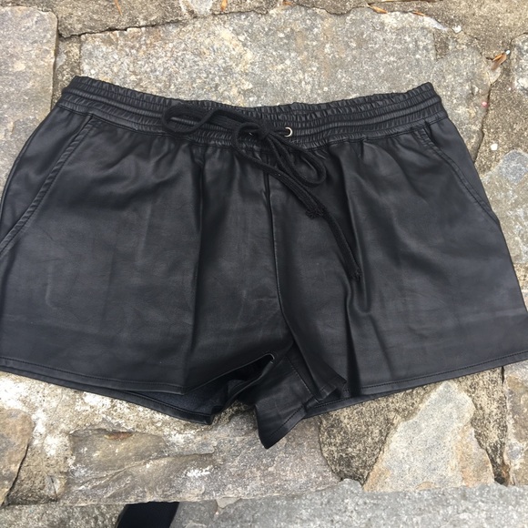 Isabe U Pants - Never worn Faux leather shorts